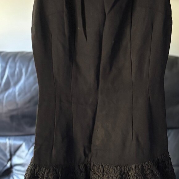 Vintage 1960s Little Black Mini Dress - Classic LBD Retro Chic - Picture 4 of 9